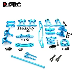 Set TAMIYA TT02 Metal Upgrade Parts Steering Cup Front Rear Arm Shock Absorber Mount Steering Rod For RC Car TT-02