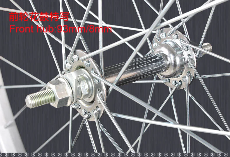 Сплав алюминия 26er набор колес для горного велосипеда 1,75 односкоростной складной, для горного велосипеда колесная установка