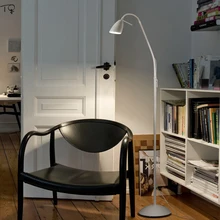 Скандинавский простой современный модный СВЕТОДИОДНЫЙ торшер минималистичный Железный художественный металлический стоячий светильник для гостиной спальни кабинета для чтения