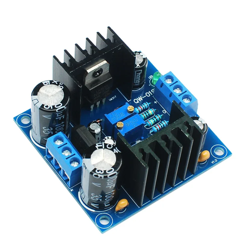 

RISE-LM317 LM337 Positive and Negative Dual Power Adjustable Power Supply Board Diy Kit