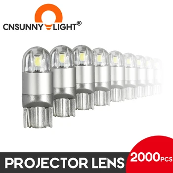 

CNSUNNYLIGHT 2000PCS T10 3030 2SMD LED W5W Car Wedge Clearance Signal Lights 921 Auto License Plate Lamp Parking Reverse Bulbs