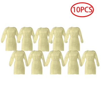 

Disposable Protective Isolation Clothing Anti-Spitting Waterproof Anti-Oil Stain Nursing Gown Isolation Suit