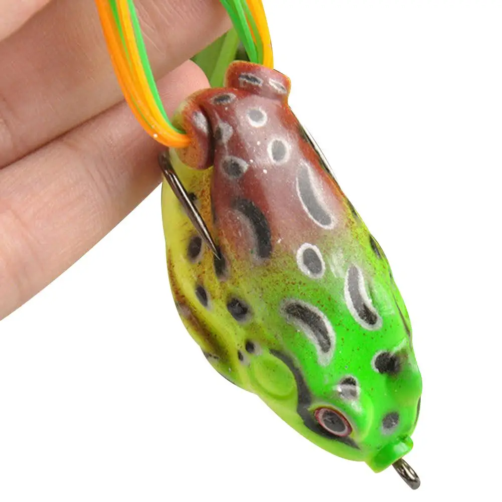 

Artificial Large Frog Fishing Lure Crank Bait Hooks Simulation Bait Bass Tackle