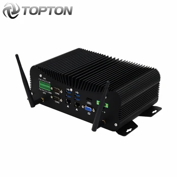 Kaufen 2020 Günstige Industrie Fanless Mini PC Intel I5-8250U I7-6567U Robuste Computer 6 * COM 2 * Lans 8 * USB GPIO LPT PS/2 HDMI VGA 4G WiFi