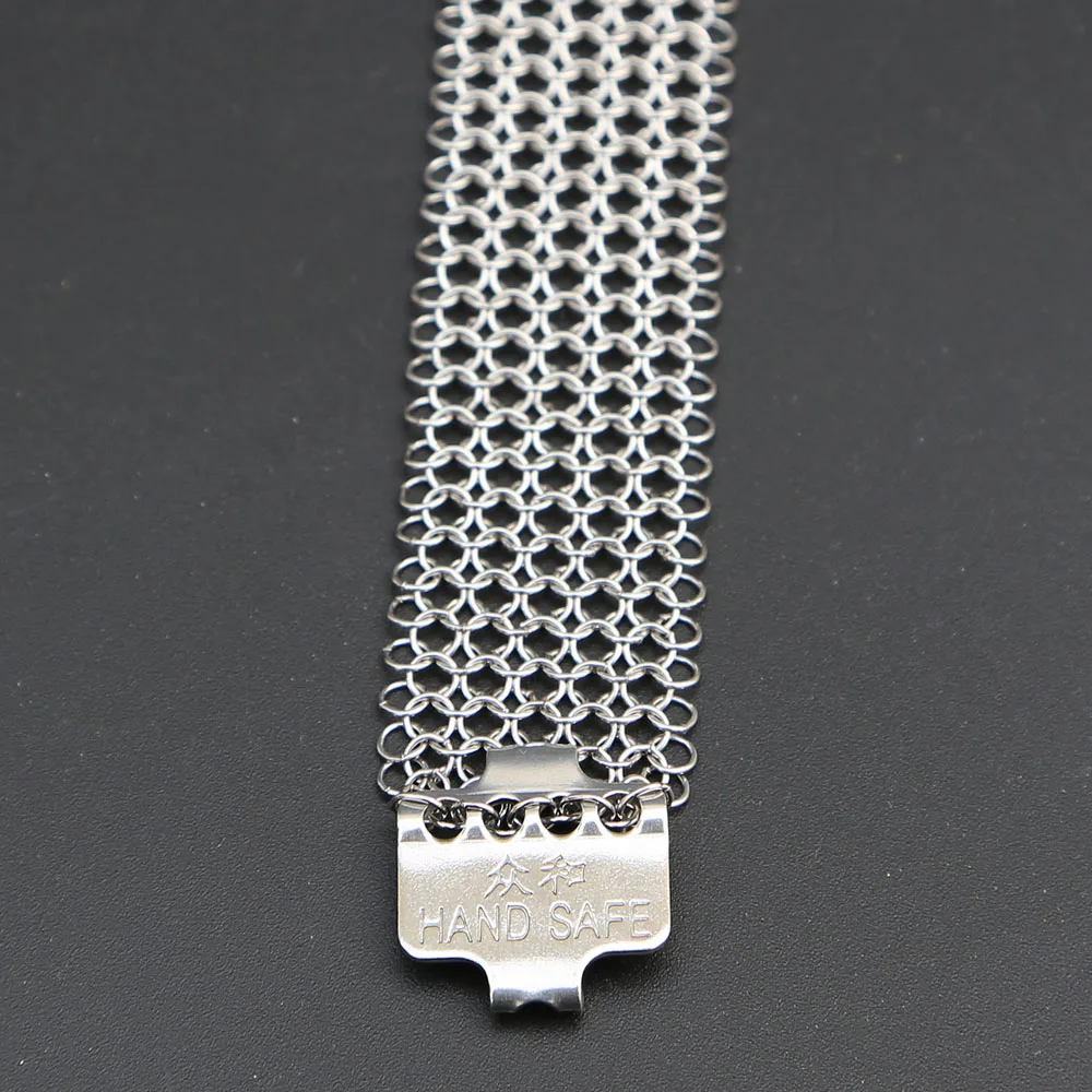 Protective Stainless Steel Mesh Glove Anit-cut Knife Resistant Chain Mail Protective Glove For Kitchen Butcher Working