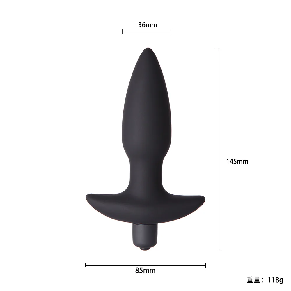 Вибрация G Spot Цянь простаты стимуляция силиконовая Анальная пробка для мастурбации флирт задний двор силиконовая Анальная пробка внешней торговли Горячая