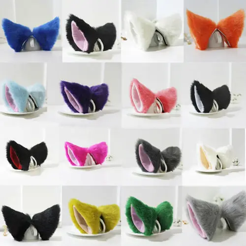 

Cat Ears Hairpin Halloween Party COSPLAY Anime Dance Fox Ear Hair Clip Party Accessories Headwear Accessories Horns Cosplay