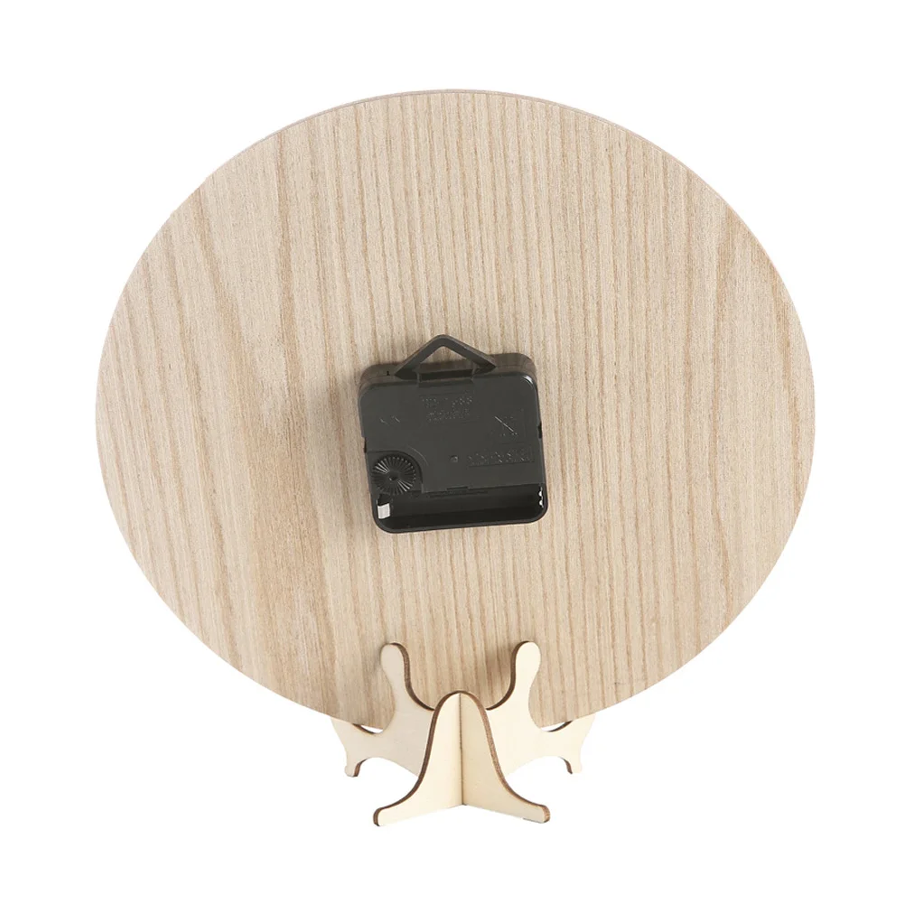 HOT Vintage Wooden Wall Clock Chic Round Home Kitchen Office Living Room Decor TI99