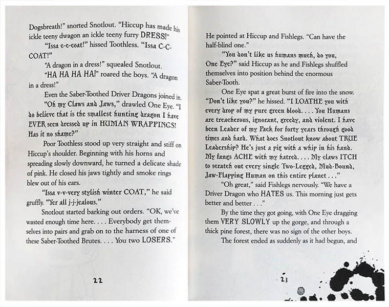 Definir a Forma de Treinar o Seu Livros Dragão Inglês Leitura Adolescentes Aventura Romance 12 - 6 Material escolar e de escritório