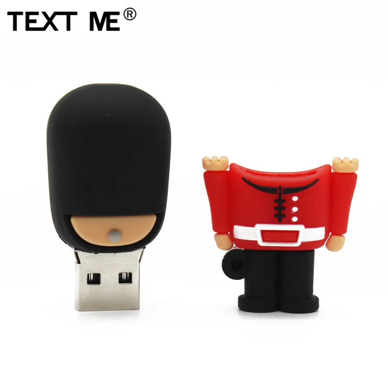 USB флеш накопитель TEXT ME с рисунком из мультфильма Королевская гвардия 2 0 4 ГБ 8 16 32 64