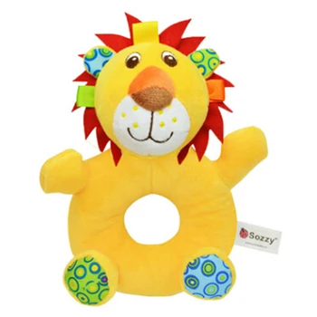 

4 Styles Handbell Infant Appease Toys Rocking Toy Soft Baby Rattles Mobiles Plush Toy Cute Animal Doll 0M+