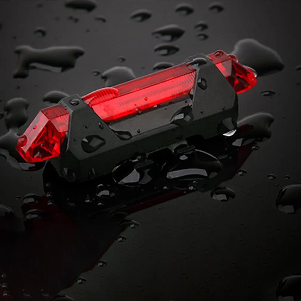 Дропшиппинг светодиодный ночник для велоспорта задний фонарь USB перезаряжаемая красная сигнальная лампа аксессуары для безопасности велосипеда