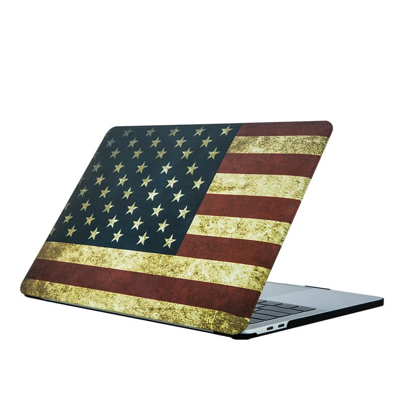 Чехол для ноутбука Apple MacBook Air Pro retina 11 12 13 15 мраморный Флаг Обложка для Mac Book New Pro 13,3 15,4 дюймов Сенсорная панель сумка