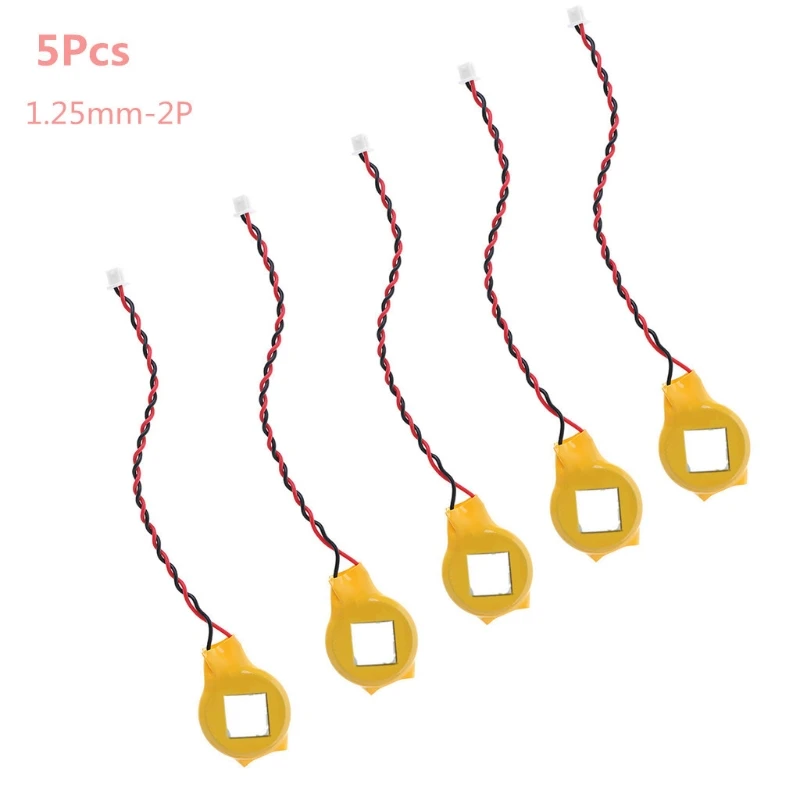 5 шт. CR2032 2032 Провод Аккумулятора 2-контактный материнская плата для ноутбука BIOS CMOS