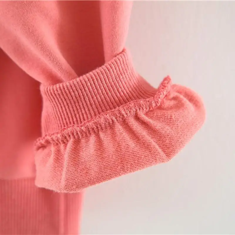 Осенний хлопковый теплый свитер с длинными рукавами для маленьких девочек, корейский Повседневный джемпер для отдыха с милыми заячьими ушками