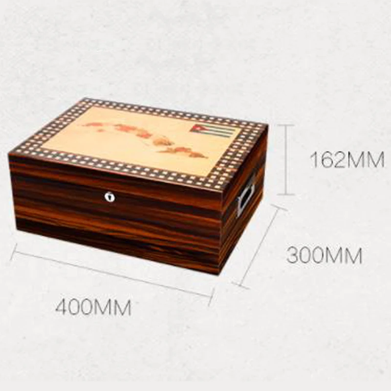 COHIBA 50th anniversary Edition из кедрового дерева, дорожный увлажнитель с замком, гигрометр, чехол для сигар, может вместить 80 хьюмидор для сигар