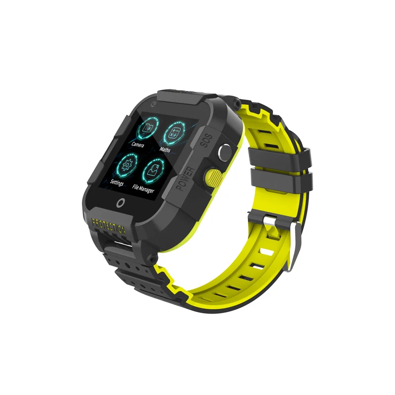 696 DF39Z 4G Детские Смарт-часы gps Wifi трекер Smartwatch сенсорный экран sos sim телефонный звонок Водонепроницаемая детская камера часы - Цвет: Black