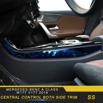 

Auto central control both side trim cover sticker accessories For Mersedes-benz A class W177 V177 2019