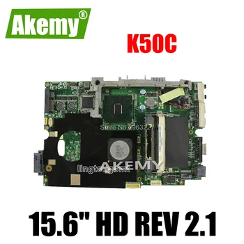 

Original For Asus K40C K50C Laptop Motherboard 15.6" HD REV 2.1 USB2.0 DDR2 VRAM SiS 672+968 Mainboard 100% fully Tested