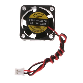 

DC 12V 0.06A 2-Pin 25x25x10mm PC Computer CPU System Brushless Cooling Fan 2510
