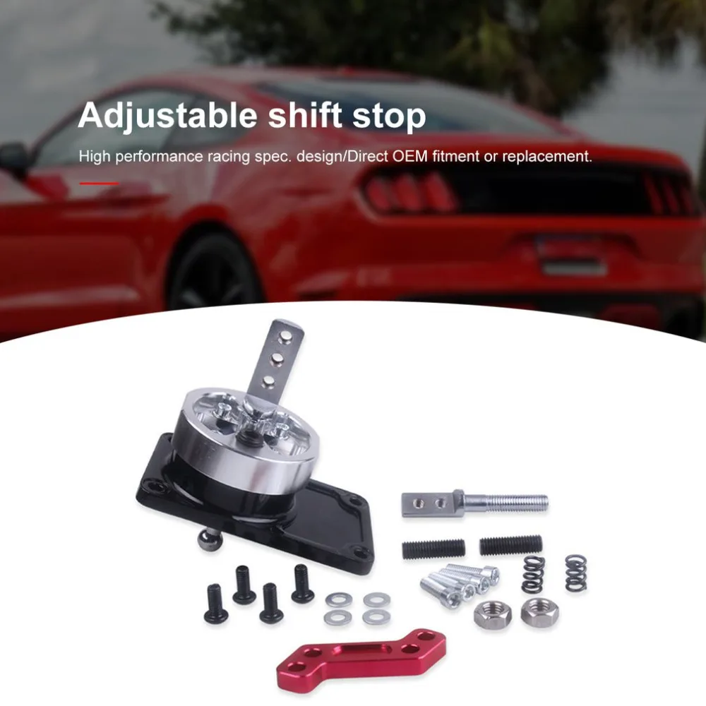 New SS-MST83-RS Spec-D Short Billet Aluminum Shifter Chrome For 79-04 For Ford Mustang Gear Lever Shift Lever With Base