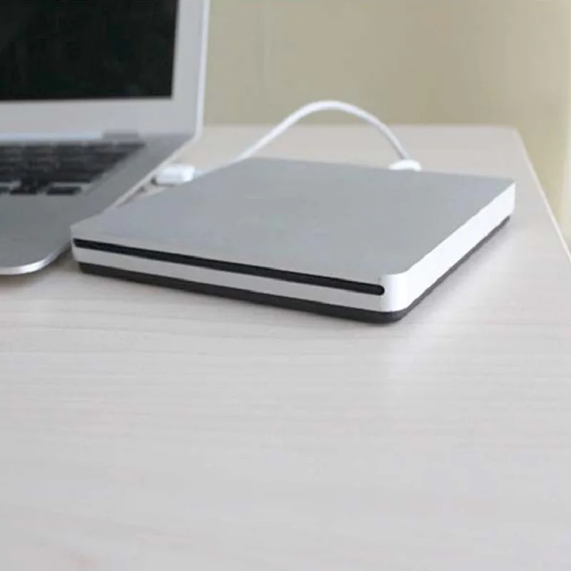 Otário tipo Externo Drives para Macbook Ultra-fino Clássico Design Tipo-c Auto cd Dvd Queimador Plug And Play Usb c Pro Dell Xps - Imagem 2