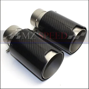 

1PCS 63mm 66mm 70mm in - 95MM out M-Performance Exhaust Tailpipe Car Carbon Fiber Exhaust End Tips for BMW M3 M5 M6