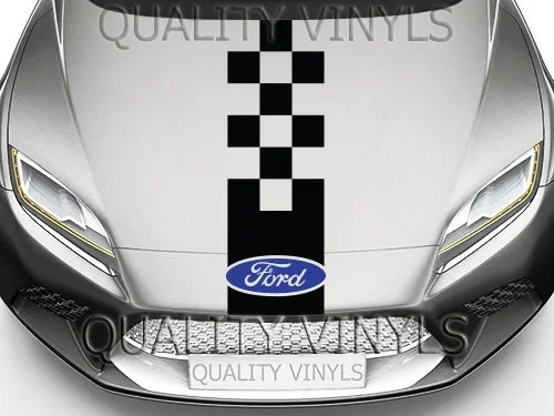 Наклейка для FORD HOOD RACING Stripe TRANSIT MONDEO FIESTA FOCUS | Автомобили и мотоциклы