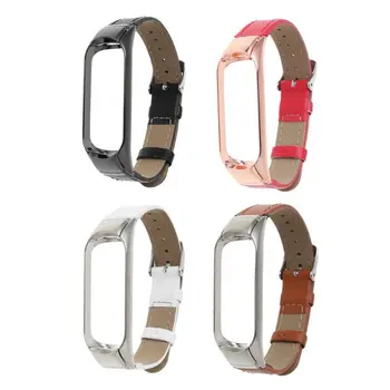 

Replacement Leather Bracelet Sport Wrist Strap Watch Band for Xiaomi Mi Band 4 Smart Bracelet Accessories