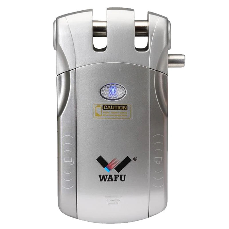 Wafu Wf-010A беспроводной безопасности Невидимый БЕСКЛЮЧЕВОЙ входной двери интеллектуальный замок Ios Android приложение разблокировка с 4 удаленными ключами серебро