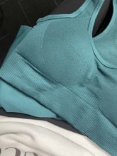 Las mujeres de Yoga Fitness conjunto gimnasio sin costuras de Bras + polainas + Camisetas fitness deportes ropa de entrenamiento, carrera, Yoga traje de ropa deportiva