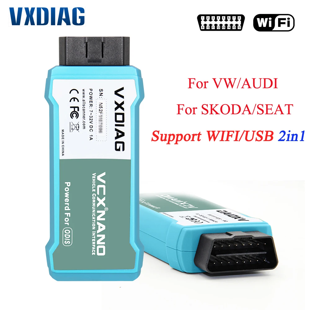 VXDIAG VCX NANO 6154 V5.1.5 для ODIS OBD2 автомобильный диагностический инструмент WIFI сканер