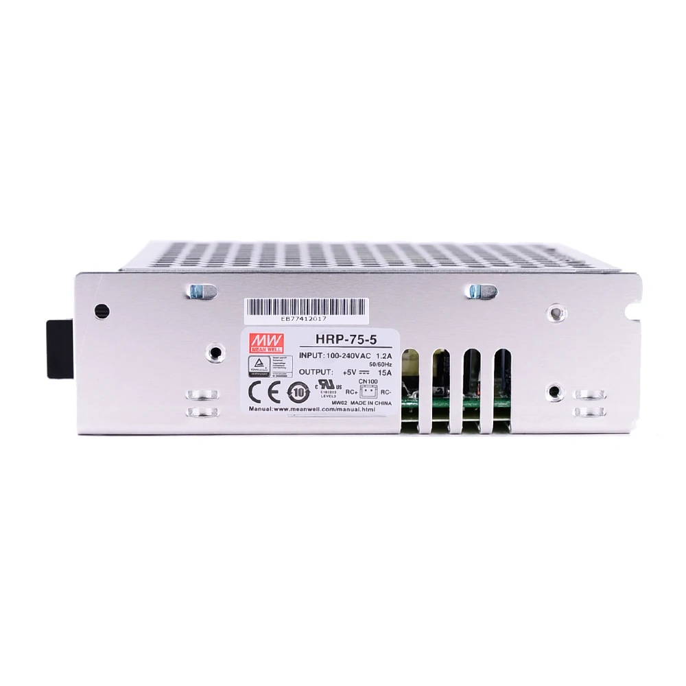 Бренд Mean Well представляет HRP-75-5 meanwell 5 V/15A/75 Вт DC одиночные Выход с PFC переключатель функций Питание Интернет-магазин