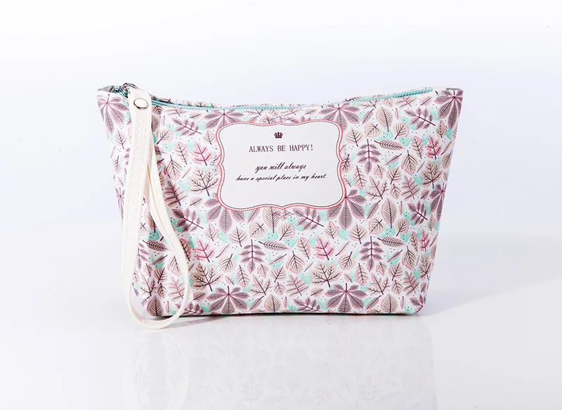 Полиэфирная многофункциональная растительная Цветочная женская косметический портативный мешок для хранения дорожная сумка для макияжа Органайзер для туалетных принадлежностей