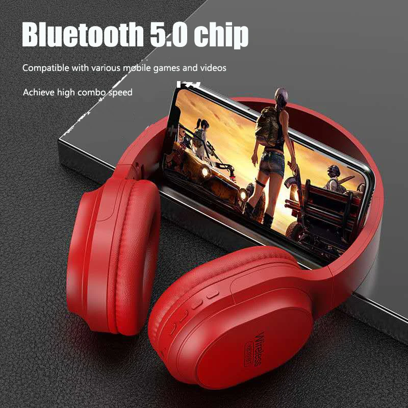 Wireless headset bluetooth headset appearance standby long multi mode heavy bass stereo sports game Android and Apple universal