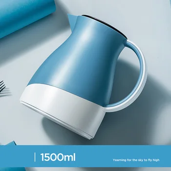 

Double Wall Glass Vacuum Flask Thermos Tea Milk Travel Hot Water Bottles Jug Thermal Household Insulated Kettle Pot Portable