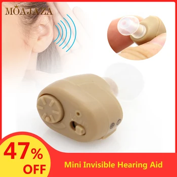 

Mini Invisible Hearing Aid In Ear Voice Amplifier Sound Enhancement Listen Device Hearing Aids for the Elderly Deaf