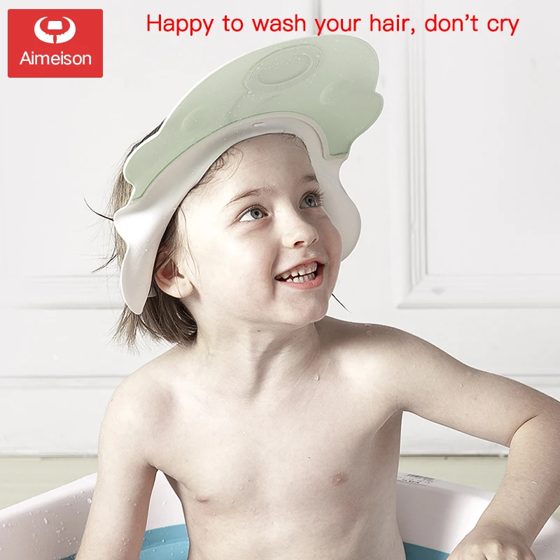 Aimeison детский шампунь колпачок водонепроницаемый зимне наушники шапка детский шампунь для ванны колпачок ребенок для купания мыть волосы артефакт