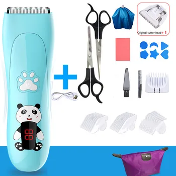 

Baby Hair Clipper Safe Waterproof Electric Hair Trimmer LED Display Silent Motor USB Rechargeable for Children Men Barber