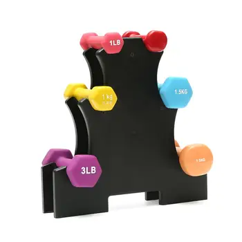 

Vertical Dumbbell Stand Holder Three-tier Storage Rack Hex Household Office Small Gym Dumbbell Holder Dumbbells Storage Rack