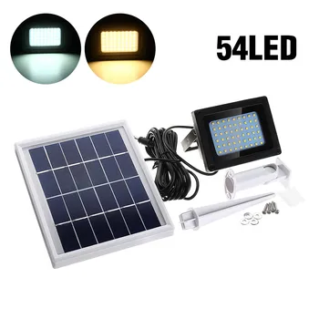 

LED Solar Floodlight Waterproof IP65 Outdoor Emergency Security Garden Solar Power Street Flood Light White Warm White