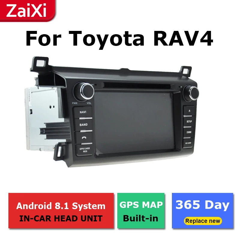 ZaiXi 2Din для Toyota RAV4 RAV 4 2013~ автомобильный радиоприемник для Android мультимедийный плеер gps навигация ips экран HiFi WiFi BT
