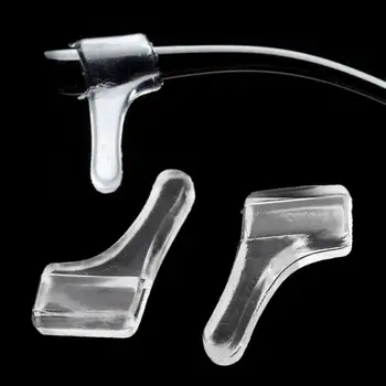 

20bag 100Pair/bag Transparent/Black Ear Hooks Glasses Leg Non Slip PVC Holder Temple Tip Soft sport toy