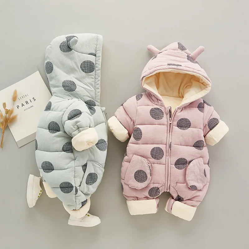 

Unisex Baby Autumn and Winter Romper for 0 2 Year Old Baby Clothes Thicken Onesies Warm Winter Outwear Baby Clothes