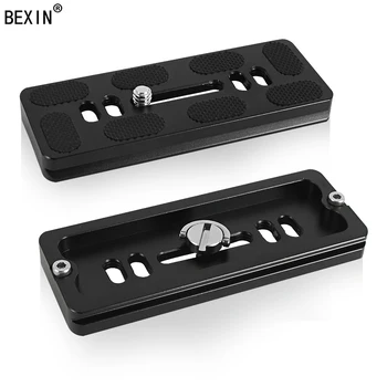 

PU100 dslr quick release plate camera tripod mount shot plate support for arca swiss camera tripod ball head with 1/4 inch screw