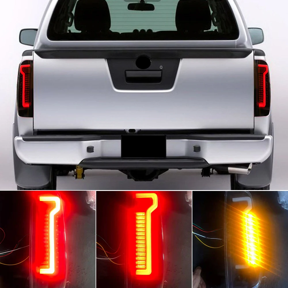 1 Zestaw Dla Nissan Navara D40 Frontier 2005 -2015 Światła Led Do Stylizacji Samochodu Taillight Czerwone Tylne Światło Światło Hamowania Światło Hamowania Lampka Ostrzegawcza - Aliexpress