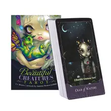 80pcs Bella Creature Tarocchi Carte Deck Giochi Oracle Del Partito Carta Da Gioco Inglese Tarocchi Da Tavolo Gioco Da Tavolo Divinazione Fate