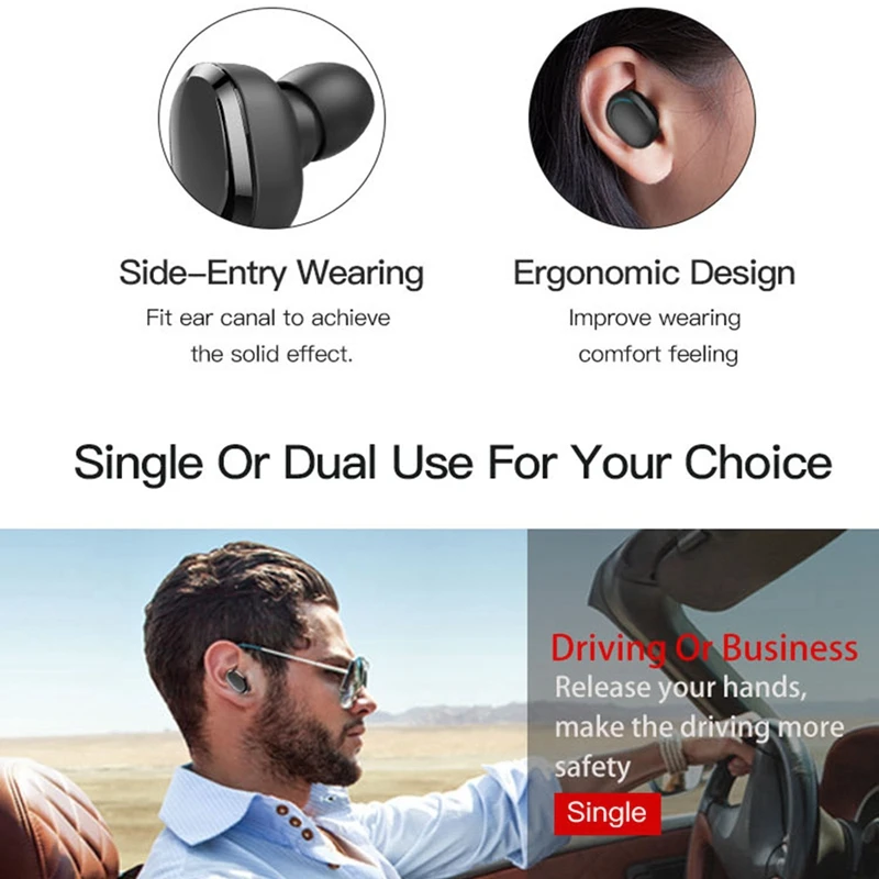 

High Fidelity 3D Stereo for Apple IOS Android Bluetooth Earphone T12 TWS Wireless In-ear With Charging Box Sports Earbuds