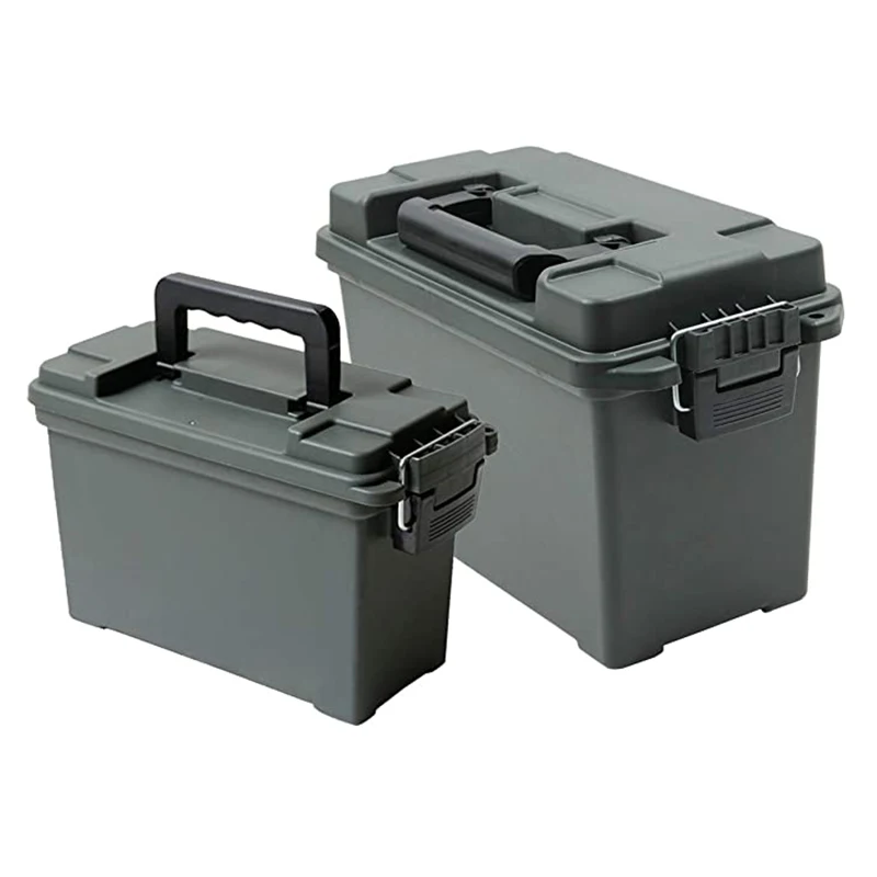 30cal and 50cal Plastic Ammo Box Military Style Storage Can Heavy