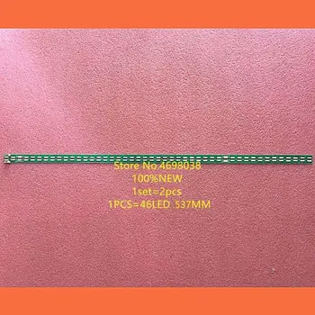 

New 5set=10pcs/lot 46LED 537mm LED backlight strip 49Inch FHD R L type for LG 49LF5400 G1GAN01-0791A G1GAN01-0792A MAK63267301